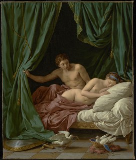 Mars & Venus, Allegory of Peace; Louis Jean François Lagrenée, French, 1725 - 1805, France; 1770; Oil on canvas; 64.8 × 53.8 cm