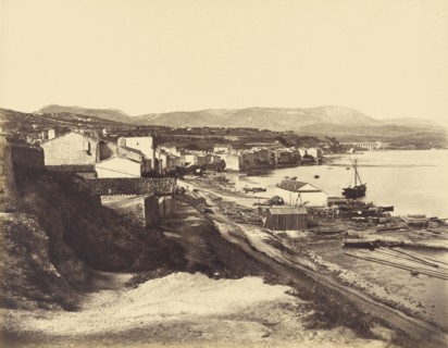 Bandol; Édouard Baldus, French, born Germany, 1813 - 1889, Bandol, France; about 1860; Albumen silver print