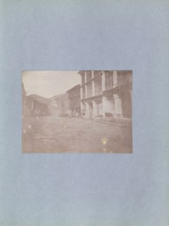 Street Scene, India; British, active India about 1843; India; 1843 - 1845; Salted paper print from a paper negativr