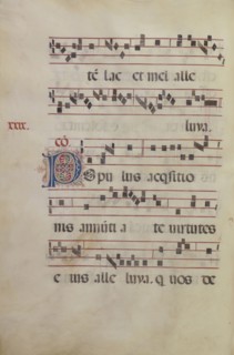 Decorated Initial P; Antonio da Monza, Italian, active about 1480 - 1505, Rome, Lazio, Italy; late 15th or early 16th century