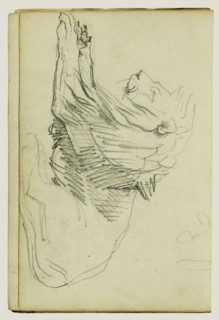 Seated Lion; Théodore Géricault, French, 1791 - 1824, 1812 - 1814; Graphite; 15.2 x 10.6 cm, 6 x 4 3,16 in