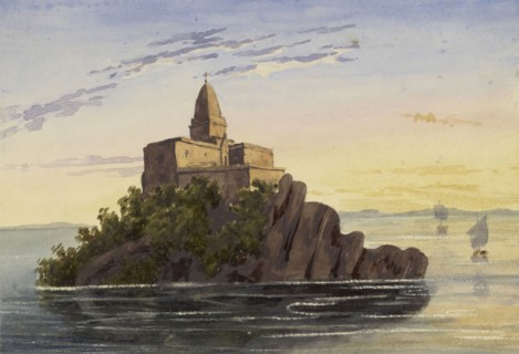 Colyhosney or Colghosney; Attributed to Samuel H. Owen; England; 1843 - 1845; Watercolor; 12.4 x 17.9 cm, 4 7,8 x 7 1,16 in