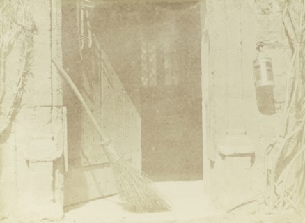 The Open Door; William Henry Fox Talbot, English, 1800 - 1877, Reading, England; April 1, 1844; Salted paper print; 14.2 × 19.1