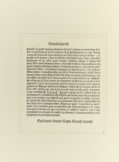 Fac-simile of an Old Printed Page; William Henry Fox Talbot, English, 1800 - 1877, Reading, England; negative 1839 or later