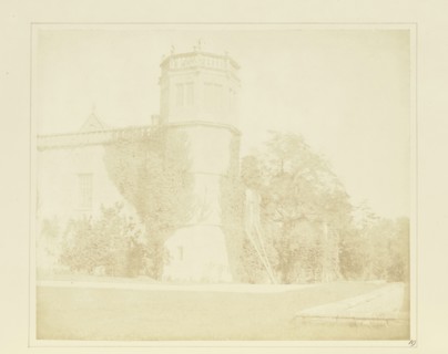 The Tower of Lacock Abbey; William Henry Fox Talbot, English, 1800 - 1877, Reading, England; 1844; Salted paper print