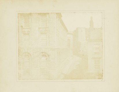 Part of Queen's College, Oxford; William Henry Fox Talbot, English, 1800 - 1877, Reading, England; 1844; Salted paper print