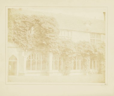 Cloisters of Lacock Abbey; William Henry Fox Talbot, English, 1800 - 1877, Reading, England; 1844; Salted paper print