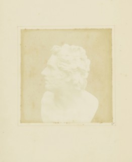 Bust of Patroclus; William Henry Fox Talbot, English, 1800 - 1877, Reading, England; negative August 9, 1843; Salted paper