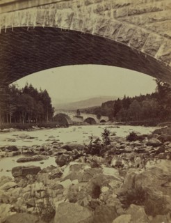 Bridge; Possibly George Washington Wilson, Scottish, 1823 - 1893, Scotland; 1860s; Albumen silver print
