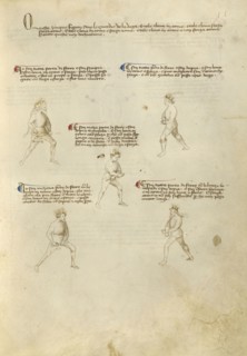 Combat with Dagger; Fiore Furlan dei Liberi da Premariacco, Italian, about 1340,1350 - before 1450, Venice, Italy; about 1410
