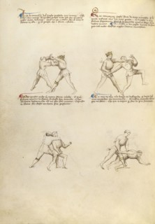 Combat with Dagger; Unknown, Fiore Furlan dei Liberi da Premariacco, Italian, about 1340,1350 - before 1450, Padua, or, Italy