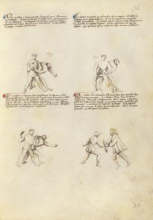Combat with Dagger; Unknown, Fiore Furlan dei Liberi da Premariacco, Italian, about 1340,1350 - before 1450, Venice, Italy