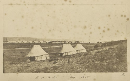 B.H. Renkioi in August 1855; John Kirk, Scottish, 1832 - 1922, Renkioi, Turkey; August 13, 1855; Albumen silver print