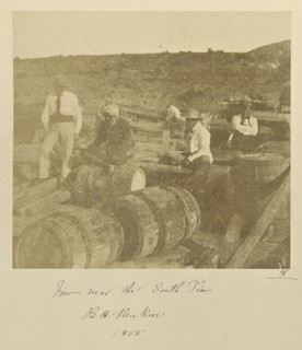 View Near the South Pier, B.H. Renkioi; John Kirk, Scottish, 1832 - 1922, Renkioi, Turkey; 1855; Albumen silver print