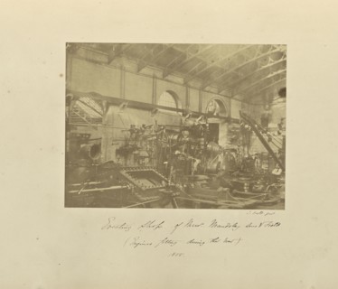 Erecting Shop of Messrs. Maudslay, Sons & Field, Engines fitting during the war, Joshua Field, English, 1786 - 1863, London
