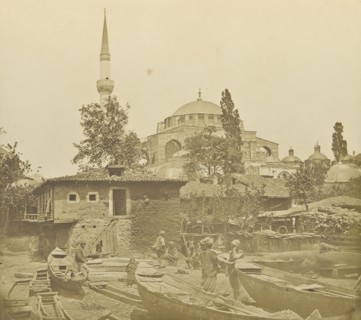 Constantinople, Istanbul; James Robertson, English, 1813 - 1888, Turkey; 1855 - 1856; Salted paper print; 26 × 29 cm
