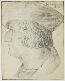Portrait of a Man; Hans Schwarz, German, about 1492 - after 1521, about 1518; Black chalk; 23.8 x 18.7 cm, 9 3,8 x 7 3,8 in
