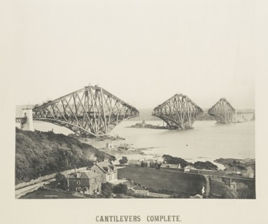 Cantilevers Complete, 9th July 1889; Attributed to John Fergus, Scottish, active 1880s, Plate by Photophane Co; about 1890