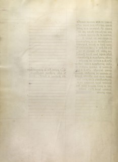 Blank Page; Bruges, illuminated, Belgium; about 1470 - 1475; Parchment; Leaf: 43.2 x 33 cm, 17 x 13 in