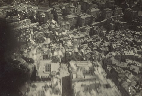 Propaganda Drop; Fédèle Azari, Italian, 1895 - 1930, Italy; 1914 - 1919; Gelatin silver print; 11.5 x 12 cm, 4 1,2 x 4 3,4 in