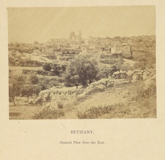 Bethany, General View from the East; Francis Bedford, English, 1815,1816 - 1894, London, England; April 9, 1862; Albumen silver