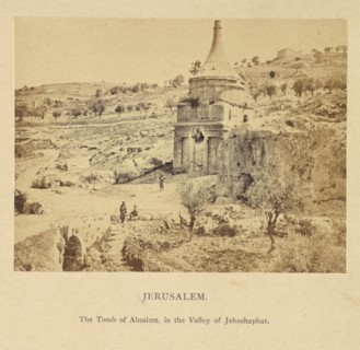 Jerusalem, The Tomb of Absalom, in the Valley of Jehoshaphat; Francis Bedford, English, 1815,1816 - 1894, London, England; 1862