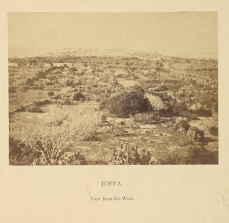 Joppa, View from the West; Francis Bedford, English, 1815,1816 - 1894, London, England; 1862; Albumen silver print