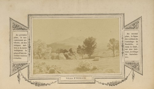 Villa D'Horace; Ernest Barrias, French, 1841 - 1905, Paris, France; 1855; Albumen silver print