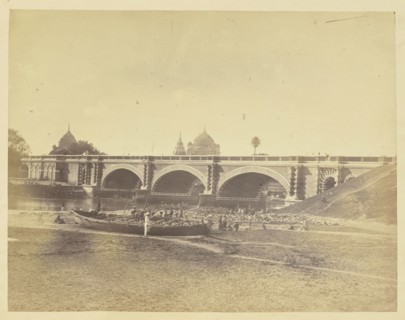 Bruce's Bridge, Lucknow; Lucknow, India; 1866 - 1887; Albumen silver print