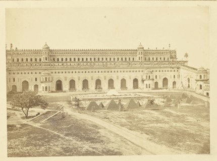 Bara Imambara, Lucknow; Lucknow, India; about 1863 - 1887; Albumen silver print