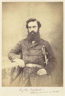Captain MacAndrew, Commissioner in Oudh; Attributed to Felice Beato, 1832 - 1909, India; 1858 - 1859