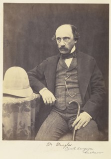 Dr. Douglas, Civil Surgeon, Lucknow; Attributed to Felice Beato, 1832 - 1909, India; 1858 - 1859; Albumen