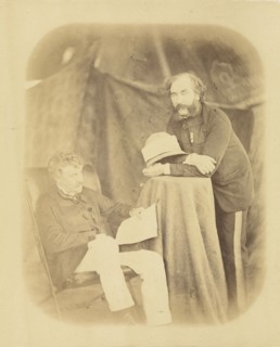 Colonel Harness, CB, and Colonel Yule; Felice Beato, 1832 - 1909, India; 1858 - 1859; Albumen silver print