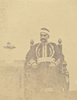 Male Member of the Budh Royal Family; India; 1858 - 1869; Albumen silver print
