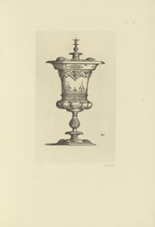 Design by Virgil Solis; Édouard Baldus, French, born Germany, 1813 - 1889, Paris, France; 1866; Heliogravure; 24.1 × 14.7 cm