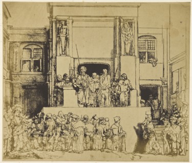 Jésus-Christ Présenté au Peuple; Bisson Frères, French, active 1840 - 1864, Paris, France; 1858; Salted paper print