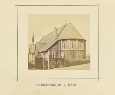 Peterborough, St. Mary; William Ball, British, active 1860s - 1870s, London, England; 1868; Albumen silver print