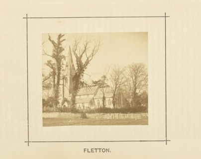 Fletton; William Ball, British, active 1860s - 1870s, Old Fletton, Cambridgeshire, England; 1868; Albumen silver print