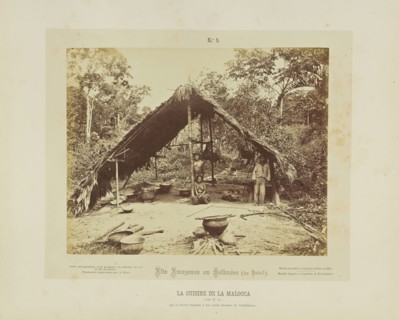 La Cuisine de la Malocca; Albert Frisch, German, 1840 - 1918, Tabatinga, Brazil; about 1867; Albumen silver print