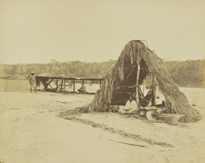 Feitoria Pirrarucú; Albert Frisch, German, 1840 - 1918, Brazil; about 1867; Albumen silver print