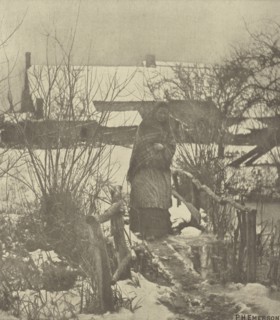 A Slippery Path - Winter Scene. Norfolk; Peter Henry Emerson, British, born Cuba, 1856 - 1936, London, England; 1888