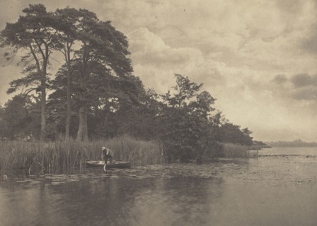 The Haunt of the Pike; Peter Henry Emerson, British, born Cuba, 1856 - 1936, London, England; 1886; Platinum print; 20.5 x 28.7