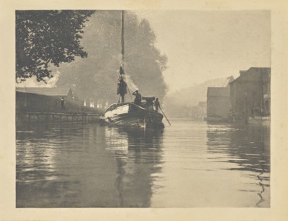 A Misty Morning at Norwich; Peter Henry Emerson, British, born Cuba, 1856 - 1936, London, England; 1893; Photogravure