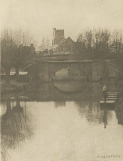 Broxbourne Church; Peter Henry Emerson, British, born Cuba, 1856 - 1936, London, England; 1888; Photogravure; 16 x 12.4 cm