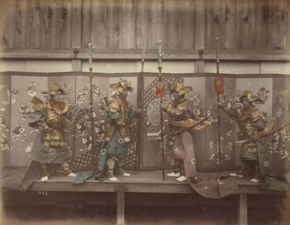 Pantomime Uniform of Temple, Nikko; Kusakabe Kimbei, Japanese, 1841 - 1934, active 1880s - about 1912, Japan; 1870s - 1890s