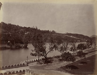 Kandy Lake; Charles T. Scowen, English, 1852 - 1948, Ceylon; 1870s - 1890s; Albumen silver print