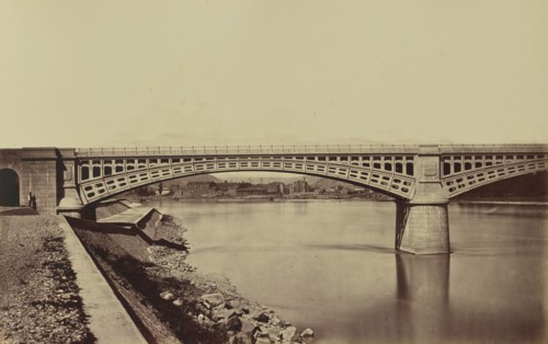 Givors. Viaduc; Édouard Baldus, French, born Germany, 1813 - 1889, France; about 1861; Albumen silver print