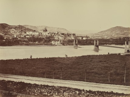 Viviers; Édouard Baldus, French, born Germany, 1813 - 1889, France; about 1861; Albumen silver print