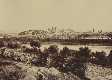 Avignon; Édouard Baldus, French, born Germany, 1813 - 1889, France; about 1861; Albumen silver print