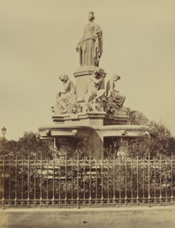 Nimes. Fontaine; Édouard Baldus, French, born Germany, 1813 - 1889, France; about 1861; Albumen silver print